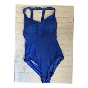 One-Piece Royal Blue Swimsuit Size 14 NWOT